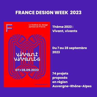 France Design Week 2023 région AURA Designers plus